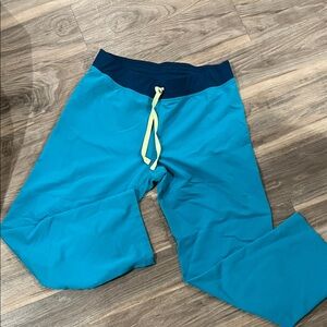 FIGS Livingston Teal scrub bottoms